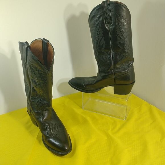 Nocoma Mens SZ 9D Black Western Boots. Condition is Pre-owned. - Picture 2 of 10